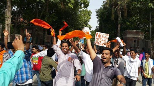 Celebration after our victory on FYUP at DU